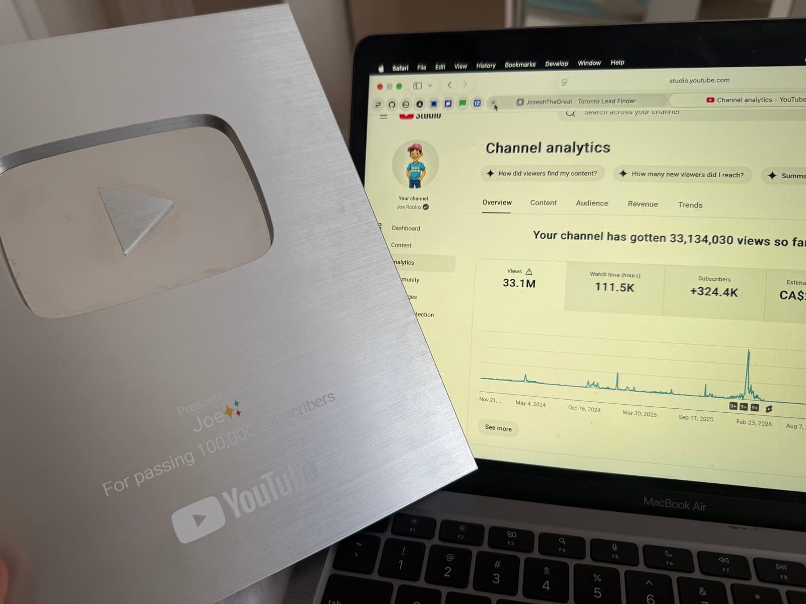 Joeroblox85 portfolio evidence